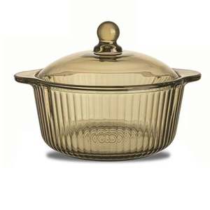 Bol à salade en verre, camping, résistance aux hautes températures, 800 ml, moderne, élégant, écologique, bol à nourriture, vaisselle, cuisine, maison, pot à soupe - Product Image 3