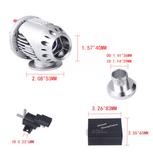 Kit de Válvula de Descarga CRASTP Plateada Universal para Turbocompresor, Válvula de Alivio de Presión para Mejora y Reequipamiento - Product Image 3