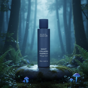 TREECELL Midnight Forest Night 100mL Aceite orgánico para el cuidado del cabello Gel Colágeno Champú Uso en el hogar Nutritivo Hidratante Ácido salicílico - Product Image 3
