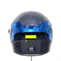 Casque de moto sport racing intégral en fibre de carbone, homologué DOT/ECE22.06/FMVSS218, double visière, personnalisable ODM/OEM, micro-métrique
