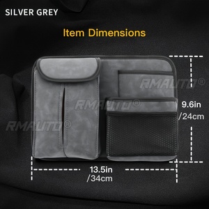 Car Storage Bag Auto Interior <b>Seat</b> Back Organizer Multi-functional Tissue Holder Pocket Stowing Tidying <b>Hanging</b> Bag - Product Image 6