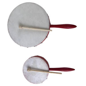 Instrument de percussion Jingying Music Orff, tambours à main de 6 pouces en gros <span class=keywords><strong>tambourin</strong></span> double face avec poignée - Product Image 5