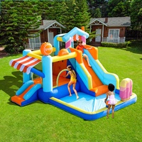 Trampolines gonflables personnalisés pour enfants terrains de jeux extérieurs châteaux gonflables châteaux familiaux toboggans et piscines à balles