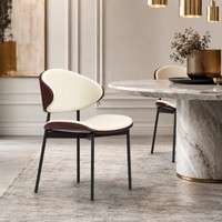 Sillas de Comedor, Sillas de Restaurante, Silla de Comedor Moderna, Sillas de Comedor Modernas de Lujo con Respaldo de Fibra de Carbono y Patas de Metal, Venta al por Mayor OEM