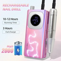 Perceuse à ongles 45000 tr/min Machine de manucure Perceuse électrique pour ongles Perceuse à ongles rechargeable