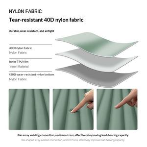 Chaise gonflable automatique en nylon 420D imperméable avec dossier, portable, pliable, pour le <span class=keywords><strong>camping</strong></span>, la randonnée, la plage, le pique-nique, siège de <span class=keywords><strong>d</strong></span>étente - Product Image 4