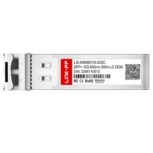 S+85DLC03D Трансивер SFP+ 10G SR, совместимый с Mikrotik, с низкой задержкой, 10 гигабит, дуплексный, LC MMF, 850 нм, 300 м, многомодовый - Product Image 3