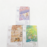 Carnet de notes A5 Kawaii mignon, logo personnalisé, motif floral, journal de voyage uni, impression personnalisée de carnets et de journaux
