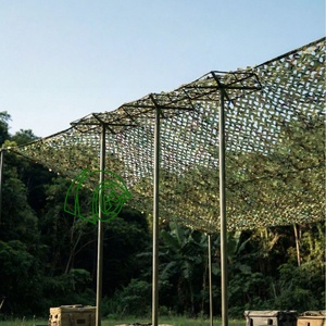 Poteau de support <span class=keywords><strong>camouflage</strong></span> à assemblage rapide sans vis, avec <span class=keywords><strong>filet</strong></span> d'ombrage <span class=keywords><strong>camouflage</strong></span> respirant assorti, personnalisable pour le camping et la chasse - Product Image 6
