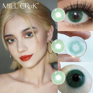 <span class=keywords><strong>Lentilles</strong></span> de contact colorées tendance Haipurecon en gros, couleurs personnalisables, 40 % d'eau, sûres, souples, pour le maquillage - Product Image 3