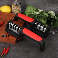 TAYHAO Aiguiseur de couteaux de cuisine Aiguiseur de cuisine Outil d'affûtage manuel rapide et efficace Couteaux manuels Pierre multifonction