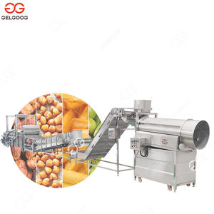 La machine de friteuse de la machine de friture et de revêtement d'écrous moulus Ligne de production complète de torréfaction et d'emballage d'écrous - Product Image 2