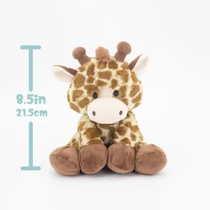 Giocattoli di peluche della giraffa animali carini della giungla della foresta dei cartoni animati all'ingrosso