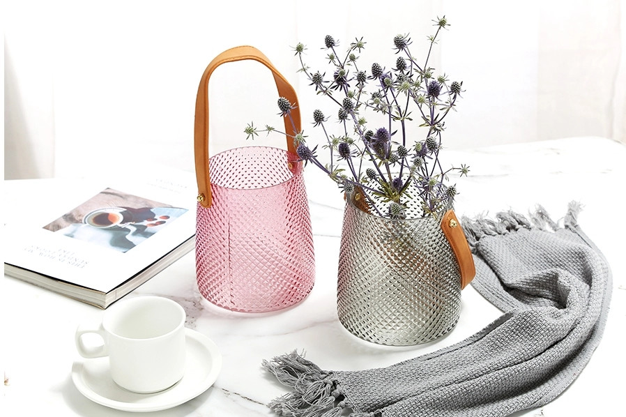 Factory Produced Wholesale Glass Flower Vase for Home Decor