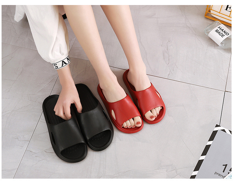 Custom Logo Bathroom Slides Anti-slip Women Men EVA Foam Slippers House Shoes