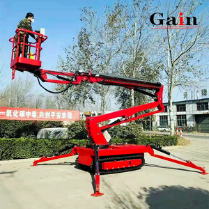 Máy Nâng Bánh Xích Khớp Nối Nhện Địa Hình 10-24M Nền Tảng Làm Việc Trên Không Máy Nâng Kính Thiên Văn Thủy Lực Chạy Điện Khung Theo Dõi 10-24M - Product Image 4