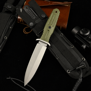 Cuchillo Táctico de Hoja Fija, Acero 440C, Mango de Micarta, para Supervivencia al Aire Libre, Camping, Bushcraft, Caza - Product Image 6