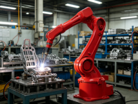 Robot Industrial Articulado de 6 Ejes con Certificación CE, Carga Útil de 12 kg, Alcance de 2010 mm, IP65, ±0.07 mm, J6 720°/s, SRC M6, Montaje en Suelo