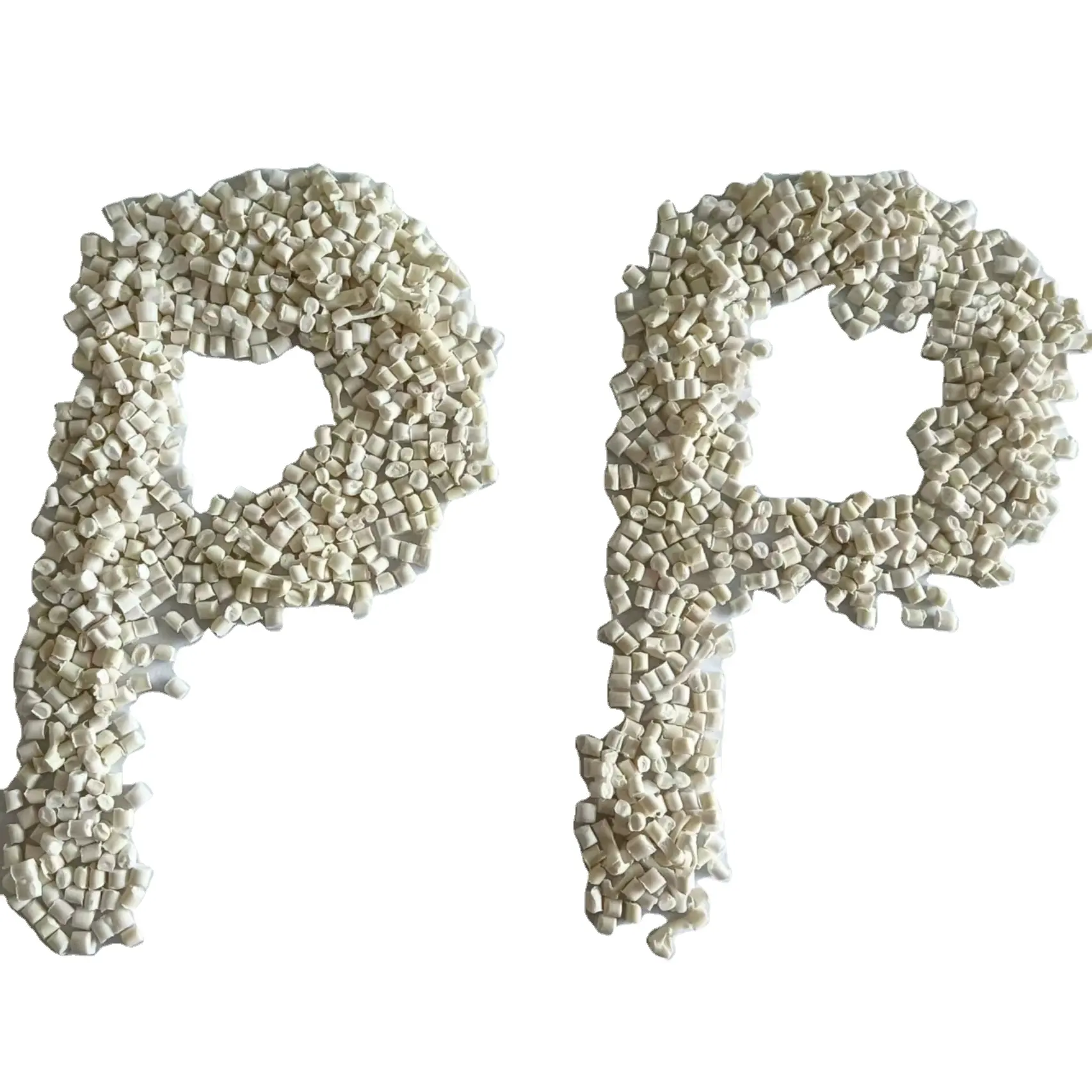 저렴한 가격의 재활용 플라스틱 흰색 pp 과립 원료 플라스틱 소재 폴리 폴리 프로필렌 PP 재료 Pp 플라스틱