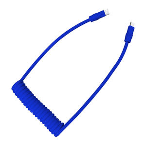 Câble de charge rapide rétractable en gros 240W, cordon de chargeur enroulé pour voiture, câble USB C durable compatible avec iPhone 17 15 - Product Image 1