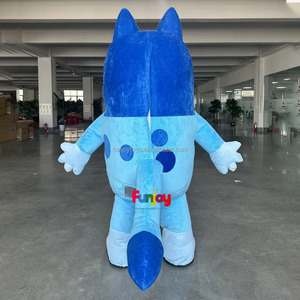 כחול מתנפחים בינגו כלב mascot תחפושת למבוגרים חיה כלב כלב מן העולם הקריקטורה - Product Image 3