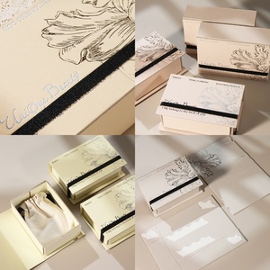 Fournisseur de boîtes cadeaux en carton 2 pièces avec lien en ficelle, boîte de rangement en forme de livre, boîte cadeau pliable de taille moyenne avec pochette - Product Image 6