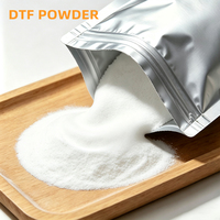 Poudre adhésive thermofusible DTF TPU blanche fine, performance de fusion stable, poudre DTF pour tissus en coton et polyester