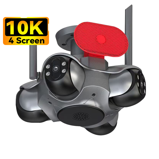 New 20MP 4-Lens PTZ Wireless CCTV Security Camera Smart Home System Night Vision Speaker Cloud Data Outdoor Security Camera