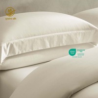 19 22 25 Momme 100% 6A Taies d'oreiller en soie véritable Taies d'oreiller en soie pure Taie d'oreiller en soie 22 Momme Fermeture à glissière avec boîte personnalisée
