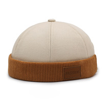 Venta al por mayor Primavera Otoño Nueva Llegada Moda Clásico Contraste Color Skullcap Hip Hop Sombrero para Mujeres Hombres
