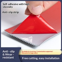 Profilé de nez de marche antidérapant en PVC 50 mm, étanche, protection d'angle de sécurité pour escaliers d'hôtel, de bureau et de maison
