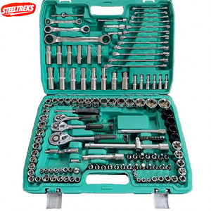 Oferta Especial: Kit de Herramientas Mecánicas para Auto CR-V de 151 Piezas, Personalizado OEM, 1 Juego para Reparación de Autos y Bicicletas, Incluye Llave de Trinquete y Llave Dinamométrica - Product Image 2