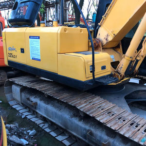 Excavatrice sur chenilles hydraulique Hyundai R225-7 d'occasion de 22 tonnes avec pompe et roulement d'engrenage pour usage en construction, haute qualité - Product Image 1