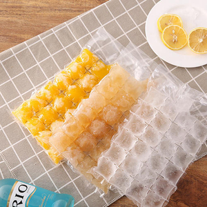 Bolsa <span class=keywords><strong>de</strong></span> Plástico Transparente LDPE Desechable para Cubos <span class=keywords><strong>de</strong></span> Hielo 4x7, Autosellable, para Congelador, Venta Caliente, Suministro <span class=keywords><strong>de</strong></span> Fábrica - Product Image 1