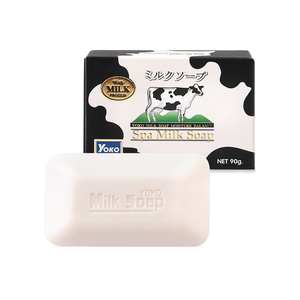 Y042 YOKO SPA MILK <b>SOAP</b> 90g. Body <b>Soap</b> From Natural Milk Protein with Vitamin & Moisture Improve Dry Skin and Nourishes Skin - Product Image 1