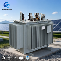 Transformateur de puissance immergé dans l'huile, transformateur de distribution triphasé pour postes de moyenne tension et réseaux électriques publics