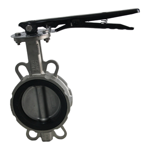 Радиально-сдвоенный дисковый затвор с ручным управлением из нержавеющей стали - Product Image 2