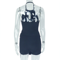 Ensemble de mode pour femmes, robe moulante courte à bretelles, dos nu, pour soirée en boîte de nuit, streetwear, robe décontractée sexy pour femmes, pas cher