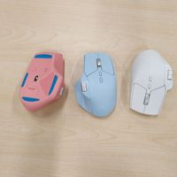 Mini Ratón Inalámbrico USB para Diestros, Modo Dual, 6400 DPI, 8D, Ergonómico, Vertical, para Portátil y Escritorio, con Retroiluminación RGB