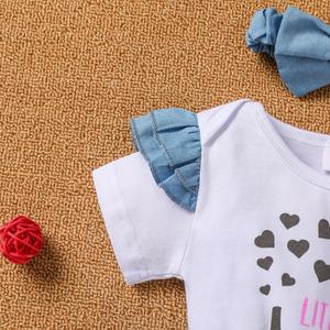 Ensemble de barboteuses pour bébé fille « Little One » - « Dream Big » - Product Image 4
