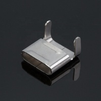 De Banda De Acero Inoxidable Hebilla Wing Seals Clip Hebilla para bandas de acero inoxidable Hebilla de correa de bandas
