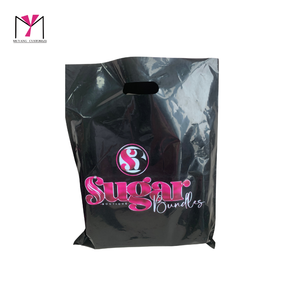 Sacs postaux en polyéthylène HDPE verts avec logo personnalisé, sacs en plastique noir de nouveau type imprimés sur mesure avec fermeture éclair - Product Image 1