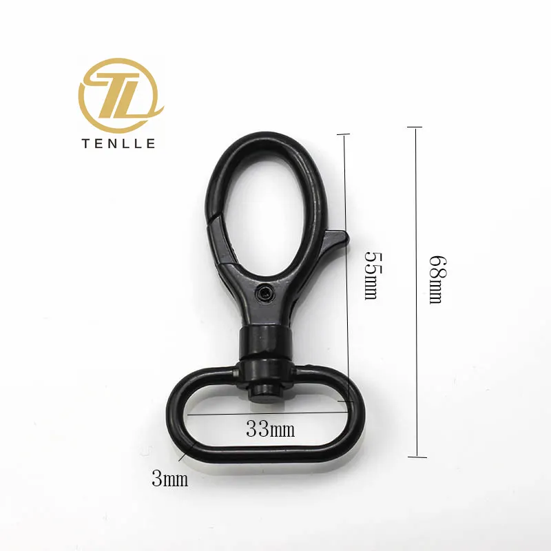 Móc Khóa Carabiner Bằng Nhôm Móc Khóa Tôm Hùm Hợp Kim Kẽm Thép Không Gỉ Móc Khóa Xoay Kim Loại Cho Dây Đeo Túi Xách