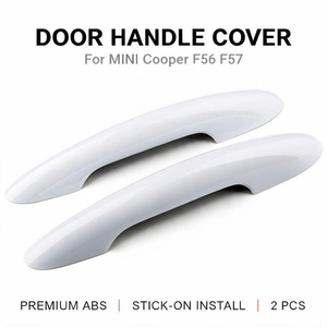 Pour MINI Cooper F56 F57 – Cache-poignée de porte adhésif, garniture sans clé, 2014-2023, couleur unie, 9 options, Carwoman, vente en gros - Product Image 5