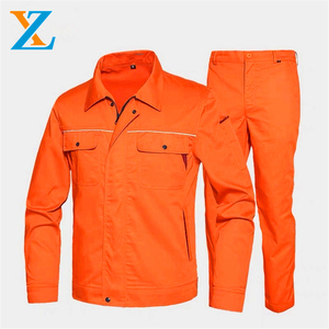 ZHENGXING personnalisé hommes vêtements de travail costume usine atelier mécanicien travail veste pantalon ensembles travailleurs uniformes ensembles - Product Image 4
