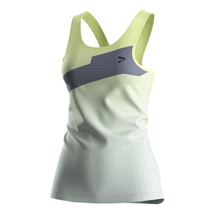 <b>Hi</b>-<b>Vis</b> Women's Sports Tank Reflective Logo Anti-Odor Mesh Back for Night <b>Running</b> Safety - Product Image 1