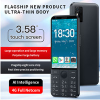 FA358 Smartphone 4G Android 14 Double SIM Clavier Physique T9 4 Go 64 Go Écran Tactile avec WhatsApp et Google Maps