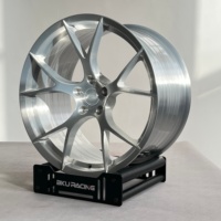 Jantes forgées BKU brossées pour Ford Mustang Shelby GT350 GT500 S650 S550 17 18 19 20 21 pouces 5x114.3 Jantes Muscle Car