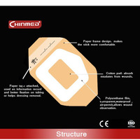 Stérile IV Film Plâtre Bande Étanche Transparent Pansement Médical Adhésif Canule Fix pour Consommables Médicaux Fournitures