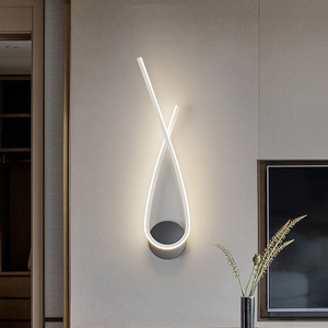 Long-strip Nordic-style Minimalist LED Iron Indoor <b>Wall</b> <b>Sconce</b> for Bedroom Living Room Entryway-<b>wall</b>-mounted Reading <b>Light</b> - Product Image 4
